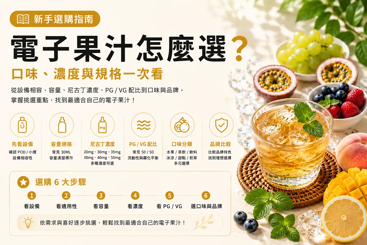 電子果汁怎麼選